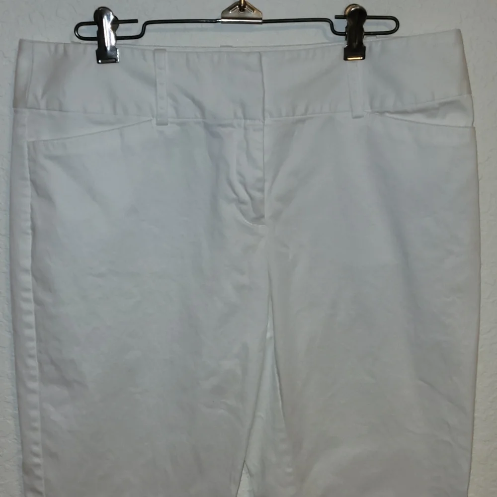 Nicole by Nicole MillerWhite Crop pants size 10 - Picture 2 of 7
